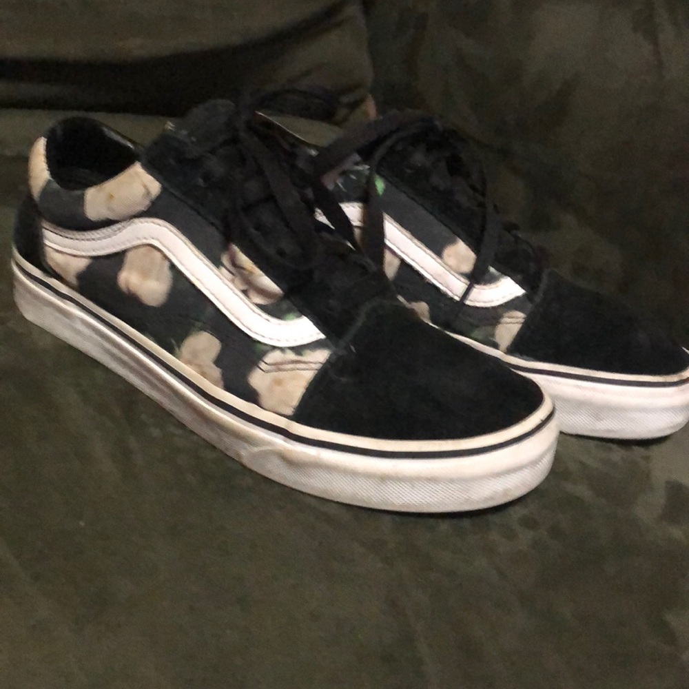 Vans Suede and Canvas Floral Old Skool